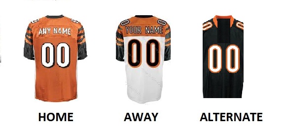 (image for) CINCINNATI Pro Football Number Kit - Click Image to Close